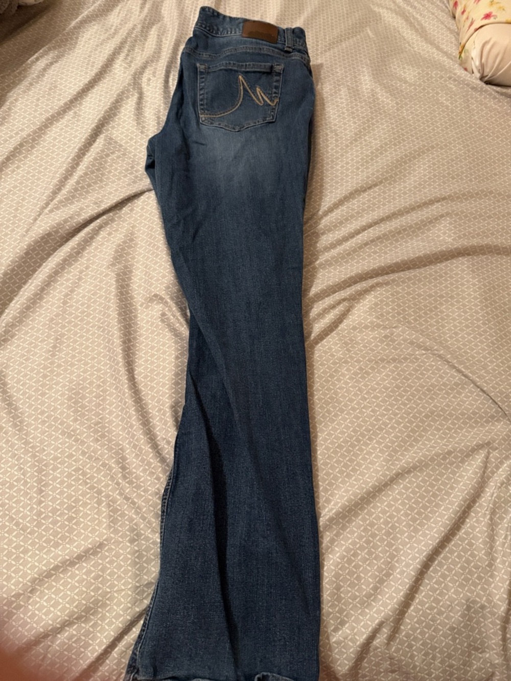 Maurice’s Women’s Dark Blue Denim Jeans Classic Curvy Fit, boot cut